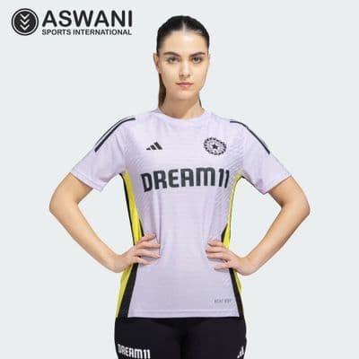 adidas India Cricket Training Jersey, Womens Player Edition Shirt 2025, Bliss Purple