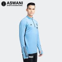 adidas India Cricket Training Track Top, Player Edition 2023-2024, Blue