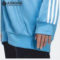 adidas India Cricket Travel Hoodie, Womens Full Zip Player Edition 2024, Blue