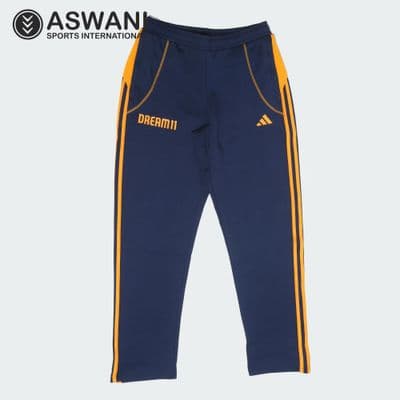 adidas India Cricket Travel Pants, Womens Player Edition 2025, Navy/Orange