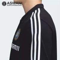 adidas India Cricket Travel Polo, Player Edition Shirt 2023-2024, Black