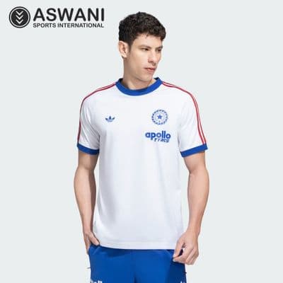 adidas India Cricket Travel Tee, Mens BCCI Originals Edition Shirt 2026