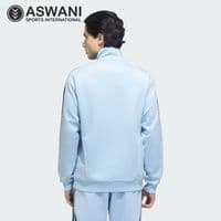 adidas India Cricket Travel Upper/Full Zip Jacket, Mens Player Edition 2026, Glow Blue