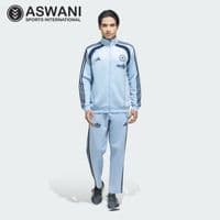 adidas India Cricket Travel Upper/Full Zip Jacket, Mens Player Edition 2026, Glow Blue