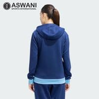 adidas India Cricket Travel Upper/Hooded Jacket, Womens Player Edition 2025, Blue