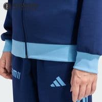 adidas India Cricket Travel Upper/Hooded Jacket, Womens Player Edition 2025, Blue