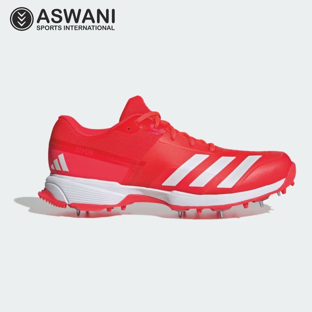Adidas SL22 / 22Yds Full Spike Cricket Shoes Lucid Red