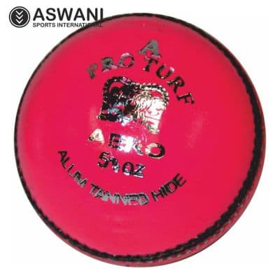 Aero Sports Pro Turf Cricket Ball, Pink