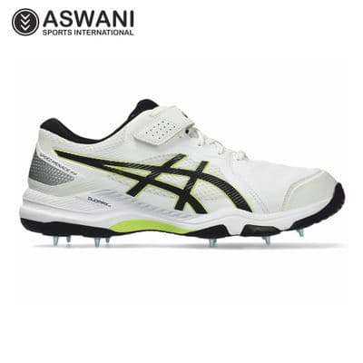 Asics Gel Speed Menace FF Cricket Shoes, White/Black