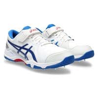 Asics Gel Speed Menace FF Cricket Shoes, White/Tuna Blue