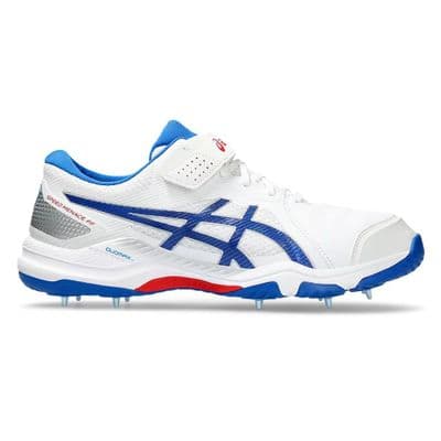 Asics Gel Speed Menace FF Cricket Shoes, White/Tuna Blue
