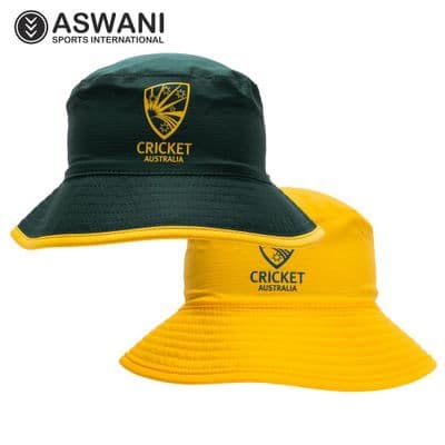 Australia Cricket Bucket Hat, Player Edition Reversible