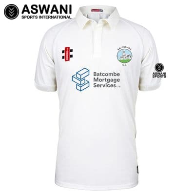 Batcombe Cricket Club Playing Shirt, Short Sleeve (Adult)