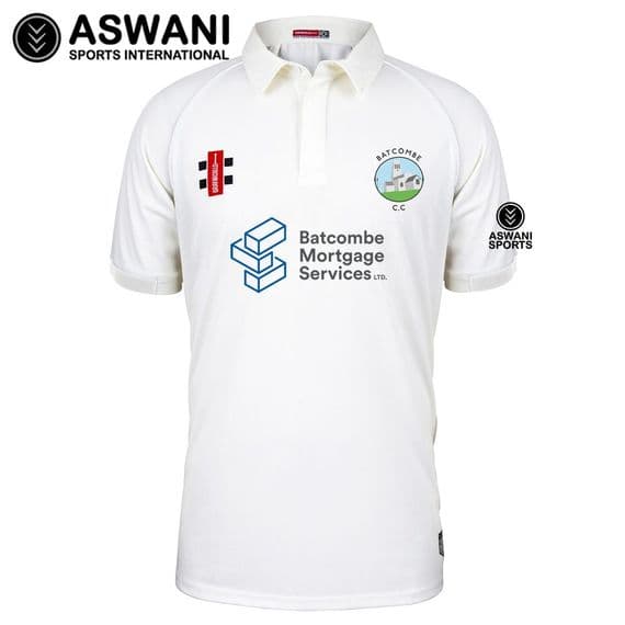 Batcombe Cricket Club Playing Shirt, Short Sleeve (Adult)