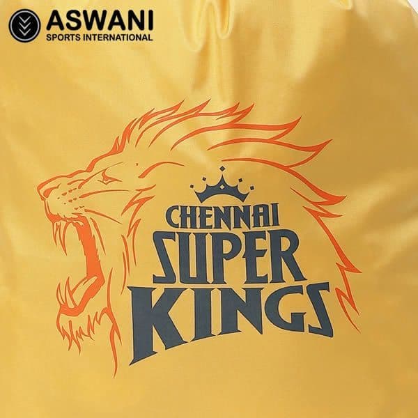 Chennai Super Kings CSK Official IPL Gym Sack/Sling Bag Yellow