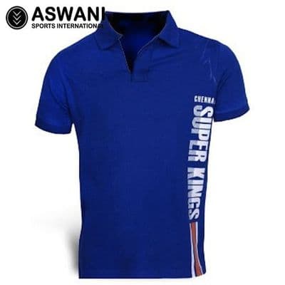 Chennai Super Kings CSK Official IPL Sidebar Womens Polo Shirt