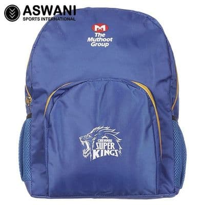Chennai Super Kings CSK Official IPL Travel Backpack