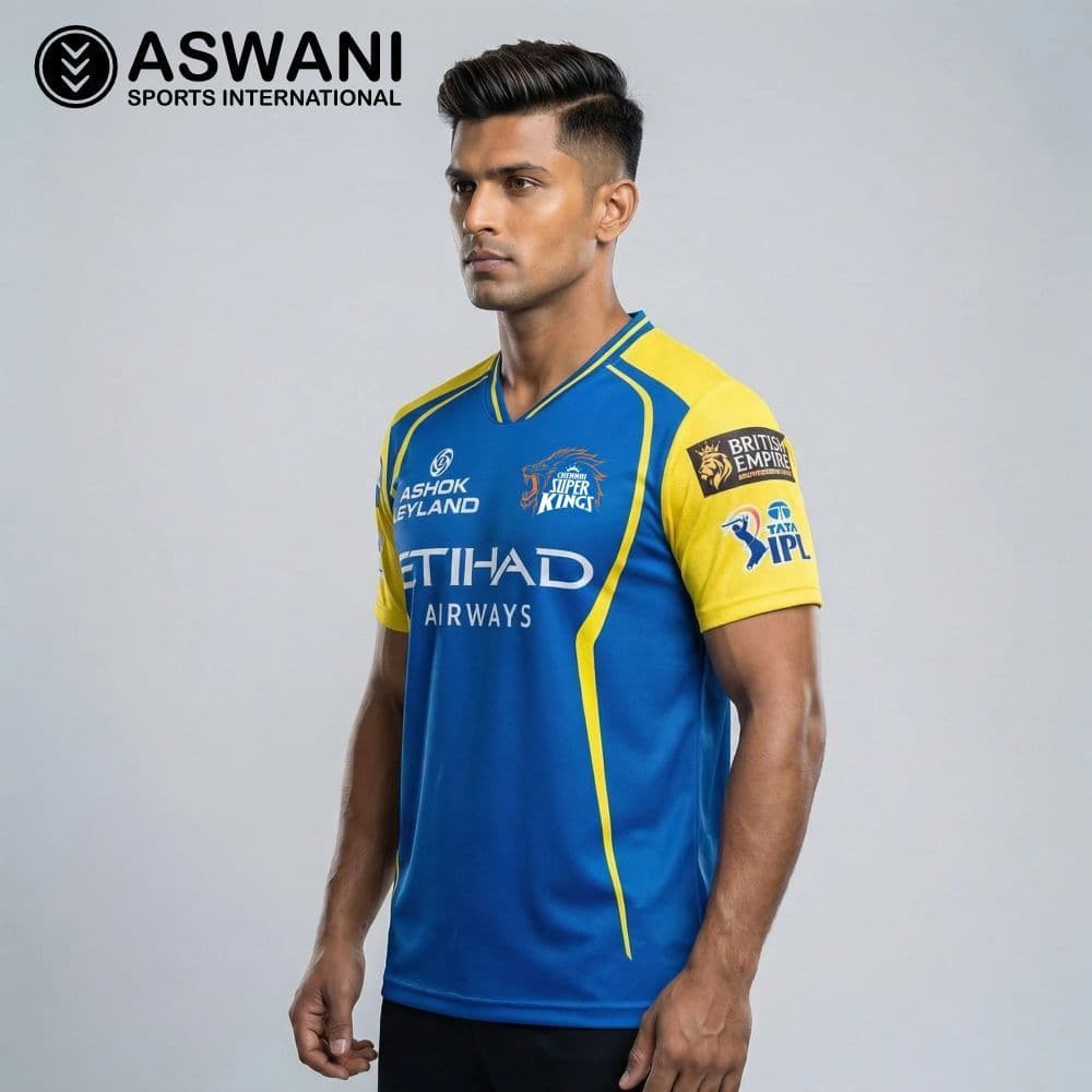 Chennai Super Kings Training Jersey CSK Mens Fan Edition Shirt Tata IPL ...