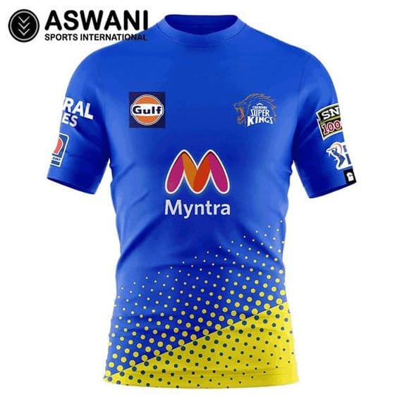 Chennai Super Kings Training Jersey, CSK Practice Shirt, Vivo IPL 2021