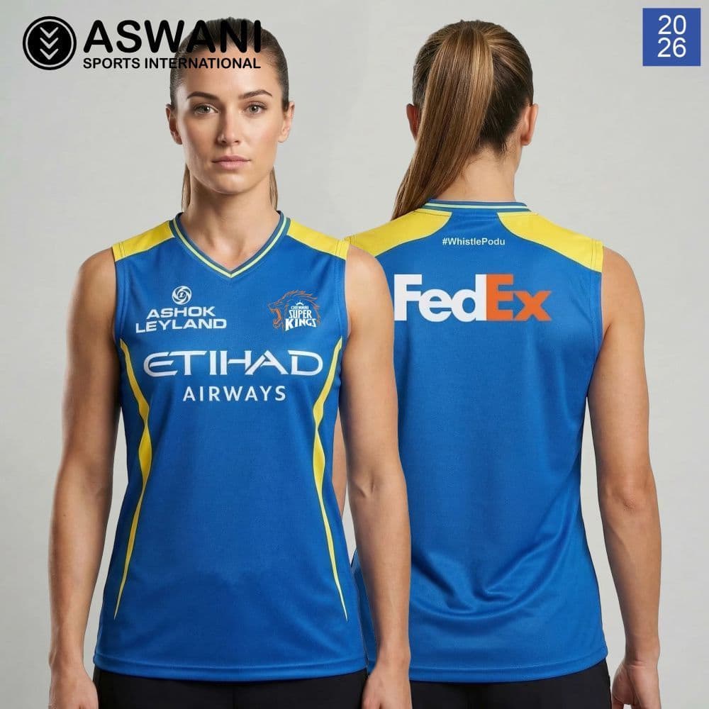 Chennai Super Kings Training Singlet CSK Mens Vest Tata IPL 2026