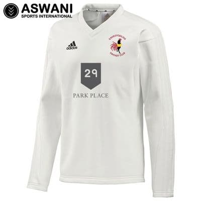 Croesyceiliog Cricket Club Adidas Long Sleeve Playing Sweater (Senior)