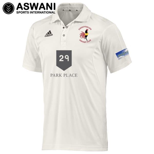 Chemise De Cricket Pour Garçon Taille Large - Boundary Sports, Blanc, Occasion Bon état