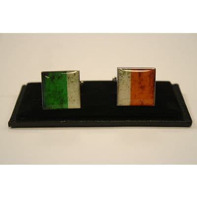 Cufflinks - Distressed Ireland Flag