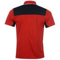 ECB England Cricket Classic Poly Polo Shirt (Red)