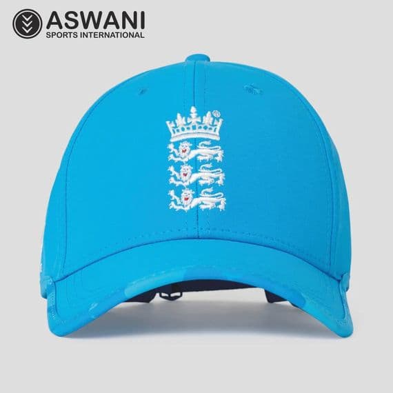 England Cricket Match Cap, Kids One Day ODI Player Edition Cricket 2024-2025, Blue