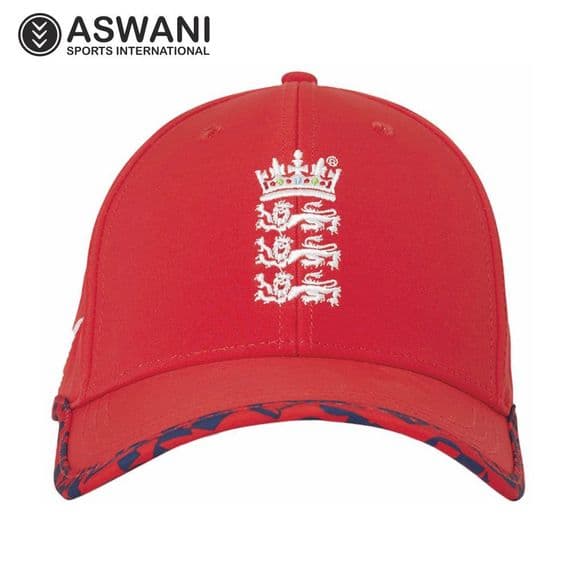 England Cricket Match Cap, Kids T20 Player Edition Cricket 2024-2025, Red
