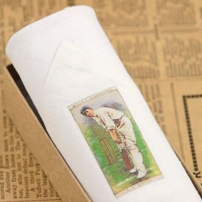 Gents Handkerchief in Gift Box - Cricketer Batsman