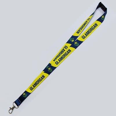 Glamorgan Cricket Lanyard - Blue/Yellow