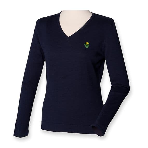 Glamorgan Cricket V-neck Sweater / Jumper - Womens