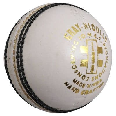 Gray Nicolls League Cricket Ball - White, Senior