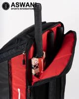 Gray Nicolls Legend 1.1 Cricket Duffle Kit Bag, Black/Red