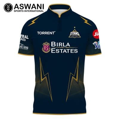 Gujarat Titans Match Jersey, GT Mens Player Edition Shirt, Tata IPL 2026