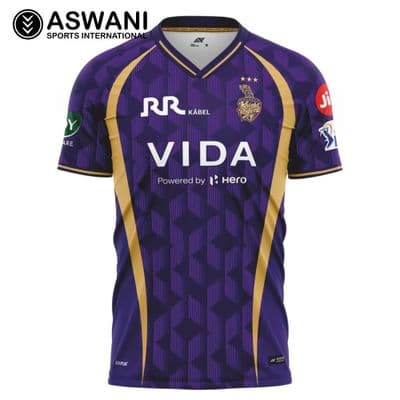 Kolkata Knight Riders Match Jersey, KKR Kids Player Edition Shirt, Tata IPL 2026