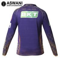 Kolkata Knight Riders Match Jersey, KKR Mens Player Edition Shirt, Tata IPL 2024, Long Sleeve