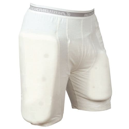Kookaburra Protective Batting Shorts with Thigh and Inner Thigh Guards
