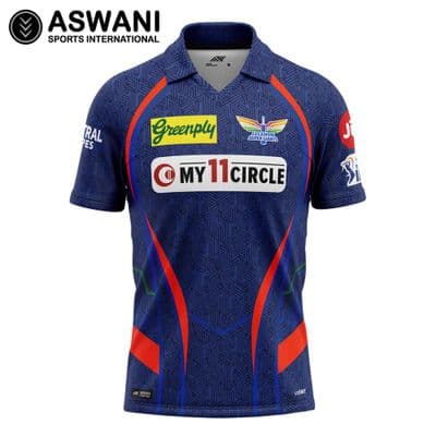 Lucknow Super Giants Match Jersey, LSG Kids Replica Edition Shirt, Tata IPL 2024