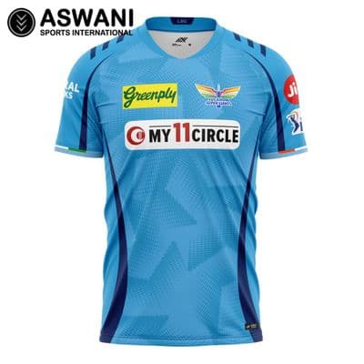 Lucknow Super Giants Training Jersey, LSG Player Edition Shirt, Tata IPL 2024