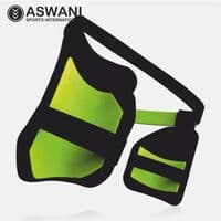 Moonwalkr 2.0 Cricket Thigh Guard, Black Youths