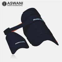 Moonwalkr 2.0 Cricket Thigh Guard, Navy Adult