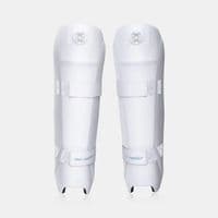 Moonwalkr Cricket Wicket Keeping Shin Pads, White