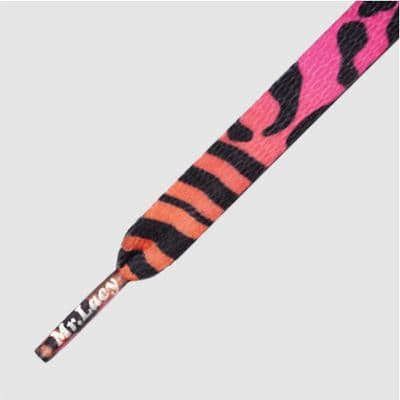 Mr Lacy Printies Flat Shoelaces (Animal Colour Mix)
