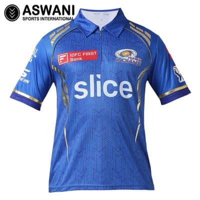Mumbai Indians Match Jersey, MI Kids Player Edition Shirt, Tata IPL 2024