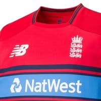 New Balance ECB England Cricket T20 Shirt - Adult 2017/18