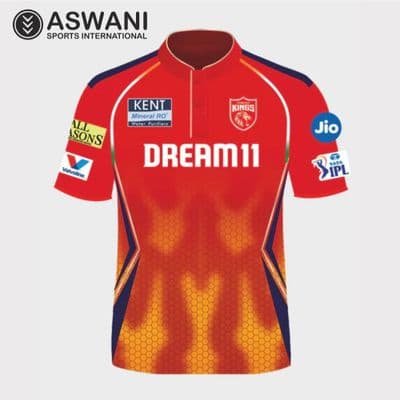 Punjab Kings Match Jersey, PBKS Kids Player Edition Shirt, Tata IPL 2025
