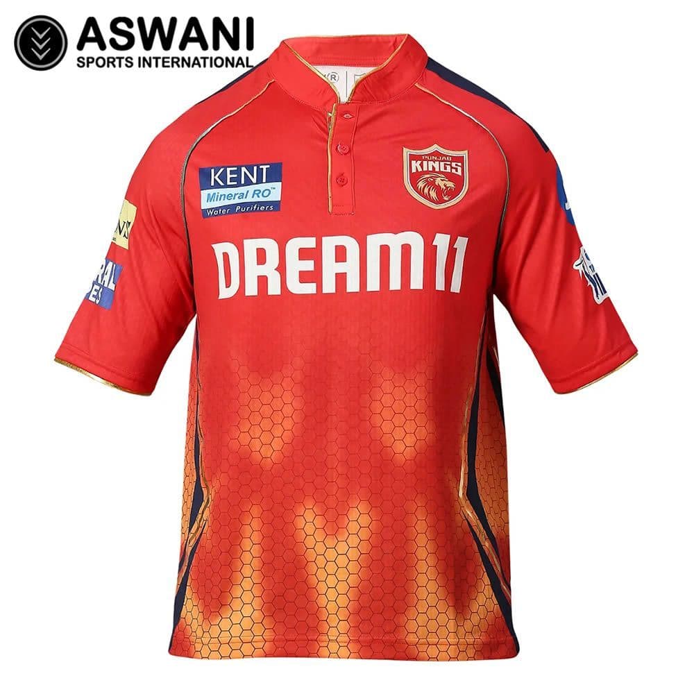 Punjab Kings Match Jersey PBKS Mens Player Edition Shirt Tata IPL 2024
