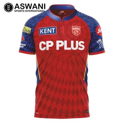 Punjab Kings Match Jersey, PBKS Mens Player Edition Shirt, Tata IPL 2026